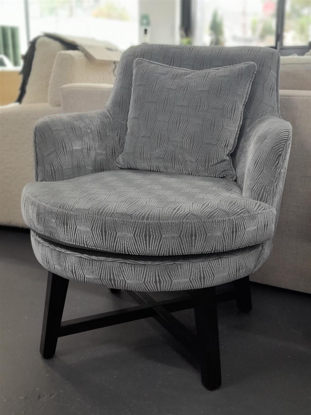 Luxurious armchairs with plush cushions and stylish upholstery